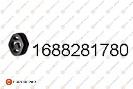 Кріплення гумове EUROREPAR 1688281780