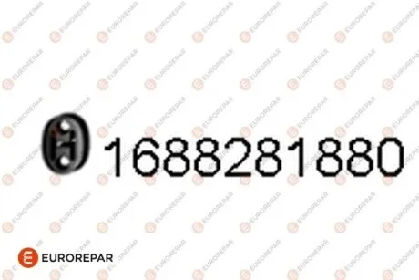 Кріплення гумове EUROREPAR 1688281880
