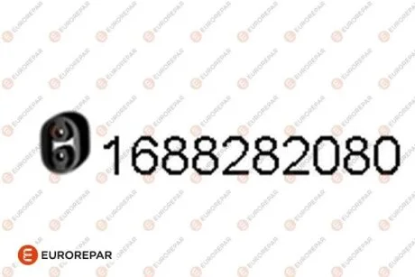 Кріплення гумове EUROREPAR 1688282080