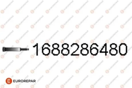 Болт з шестигранною головкою з чорного металу EUROREPAR 1688286480