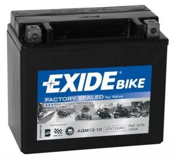 Стартерна батарея (акумулятор) EXIDE AGM12-10