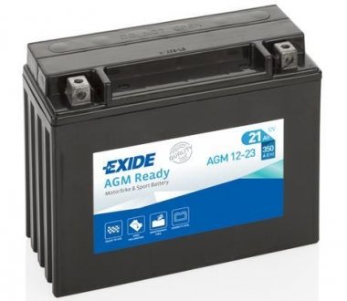 Стартерна батарея (акумулятор) EXIDE AGM12-23 (фото 1)