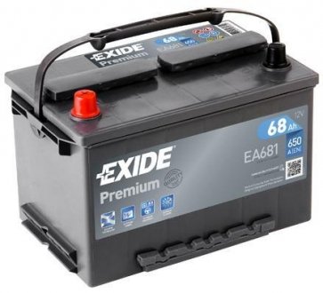 Стартерна батарея (акумулятор) EXIDE EA681