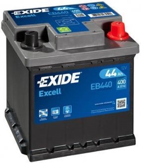 Стартерна батарея (акумулятор) EXIDE EB440 (фото 1)