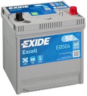 Стартерна батарея (акумулятор) EXIDE EB504