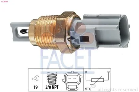 Датчик температуры воздуха Ford Tourneo connect 1.8 tdci (02-13)  FACET 10.4004
