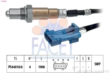 Автозапчастина FACET 10.7688