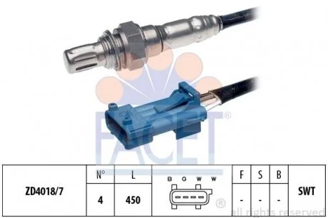 Автозапчастина FACET 10.8078