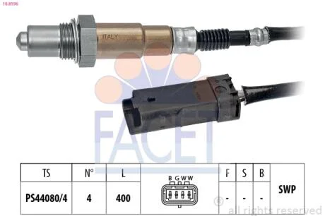 Автозапчастина FACET 10.8196