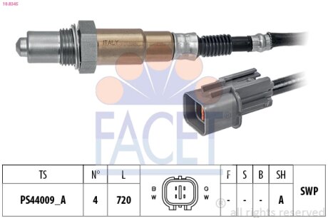 Датчик кислорода (лямбда-зонд) Hyundai i30, Elantra (06-)/KIA Ceed, Cerato (06-) FACET 108345