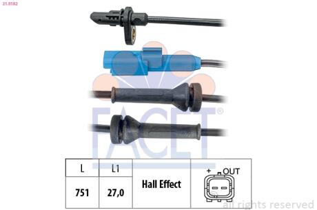 Автозапчастина FACET 21.0182