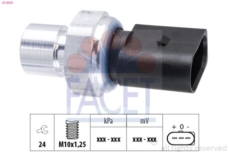 Датчик тиску FACET 25.0026