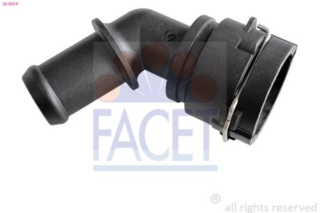 Фланец системы охлаждения Skoda Octavia (97-11) / VW Golf (96-03), Pasat (06-), FACET 260024