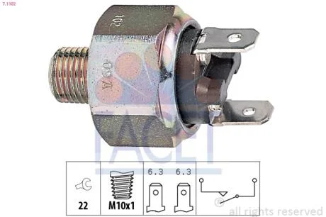Датчик стоп-сигнала VW -96 FACET 7.1102