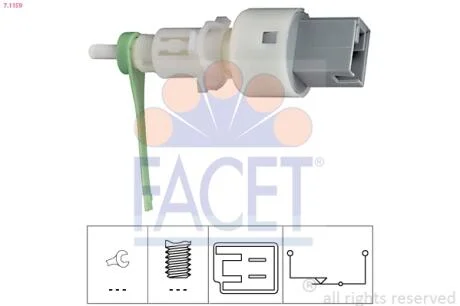 Датчик стоп-сигнала Fiat Doblo 01-  FACET 7.1159