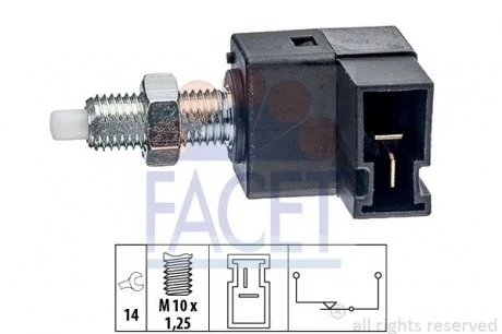 Автозапчастина FACET 7.1300