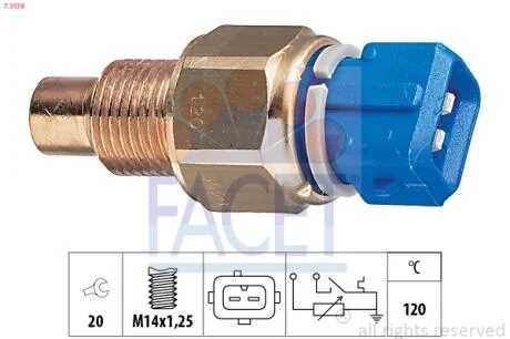 Автозапчастина FACET 7.3558