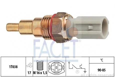 Датчик включения вентилятора Mazda 121/323/626 1.3-2.0 87-96  FACET 7.5205