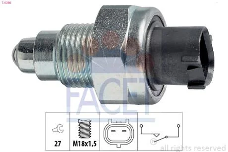 Датчик заднього ходу Honda Accord/Civic (03-)/Toyota Avensis 2.2 D (08-)  Facet FACET 7.6246