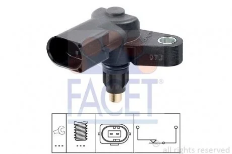 Датчик заднего хода MB Vito 639 96-  FACET 7.6253