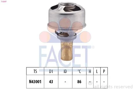 Автозапчастина FACET 7.8247