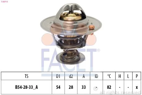Автозапчастина FACET 7.8371S