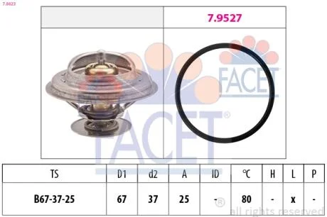 Автозапчастина FACET 7.8623