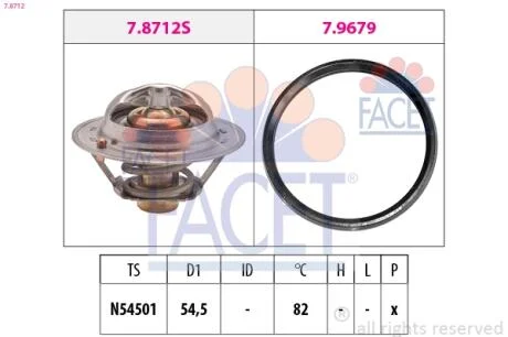 Автозапчастина FACET 78712