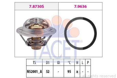 Термостат FACET 7.8730