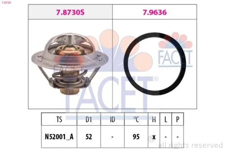 Автозапчастина FACET 7.8730