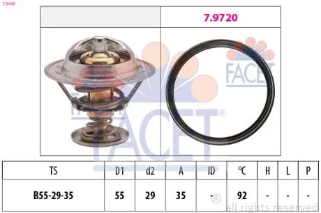 Автозапчастина FACET 7.8945
