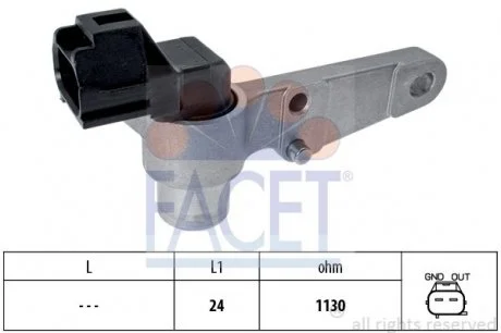 Датчик обертів коленвала Toyota Camry 2.2 (sxv20_) (96-01) Facet FACET 9.0264
