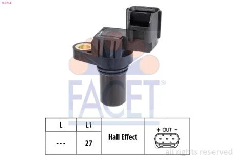 Датчик частоти обертання FACET 9.0754