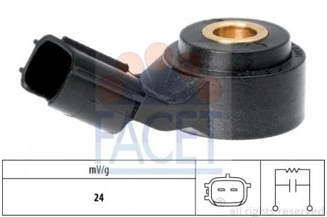 Датчик детонации Toyota Avensis/Camry/Corolla/Land Cruiser/Rav 4/Yaris 03->  FACET 9.3018