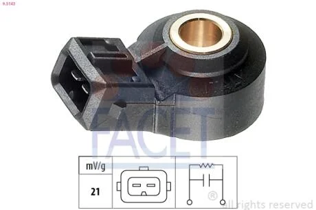 Датчик детонації Duster (15-)/Megane IV (15-) 1.6 16V (9.3143) Facet FACET 93143
