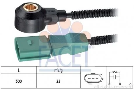 Датчик детонації Audi A5 1.8 tfsi (07-17)  Facet FACET 9.3163
