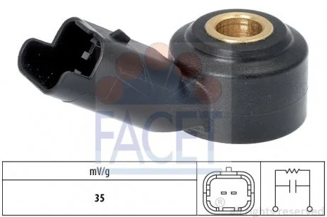 Датчик детонації Citroen Ds3 1.6 (12-15)  Facet FACET 9.3165