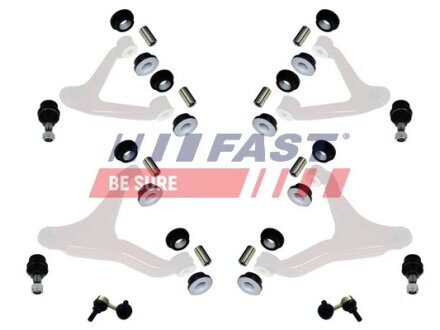 Ремкомплект передньої підвіски з поперечною ричагом FAST FT18000