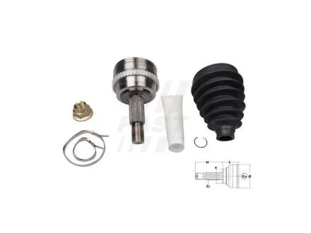 ШРУС внешний Renault Master II (98-) 2.5/3.0d FAST FT25092K