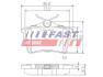 КОЛОДКИ ГАЛЬМІВНІ CITROEN BERLINGO 08&gt; ЗАД БЕЗ ДАТЧИКА FAST FT29515 (фото 1)