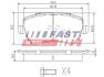 КОЛОДКИ ГАЛЬМІВНІ RENAULT KANGOO II 08&gt; ПЕРЕД БЕЗ ДАТЧИКА SHORT/WHEEL=14 FAST FT29530 (фото 1)