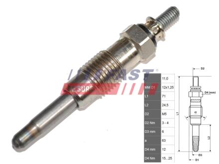 Контактна група замка запалювання FAST FT82419