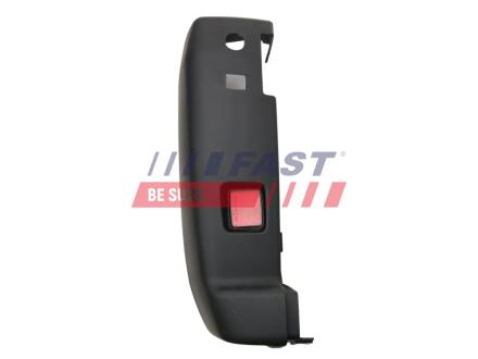 Угол бампера задний левый Fiat Ducato (14-) чёрный отражатель 180° FAST FT90887G