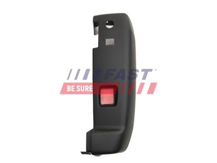 Угол бампера задний правый Fiat Ducato (14-) чёрный отражатель 180 Fa FAST FT90888G