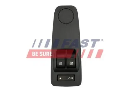 Блок кнопок стеклоподъемника левого FIAT DUCATO (06-) BLACK Fast FAST FT91956