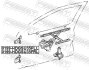 Петля передніх лівих дверей нижня FEBEST 0199HDGSU35FLL (фото 2)