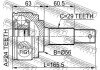 ШРУС зовнішній JUKE (F15) / LEAF (ZE0) / NV200 FEBEST 0210-B30 (фото 2)