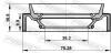 САЛЬНИК ПРИВОДУ 38.3X70.25X9.9X16.9, KIA, HYUNDAI FEBEST 95JAS-40701017L (фото 2)