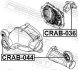 САЙЛЕНТБЛОК ОПОРИ ДИФЕРЕНЦІАЛУ JEEP FEBEST CRAB-036 (фото 2)
