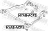 Фото 2 - сайлентблок підрамника FEBEST HYABACF1 Сайлентблок підрамника FEBEST HYABACF1 (фото 2)